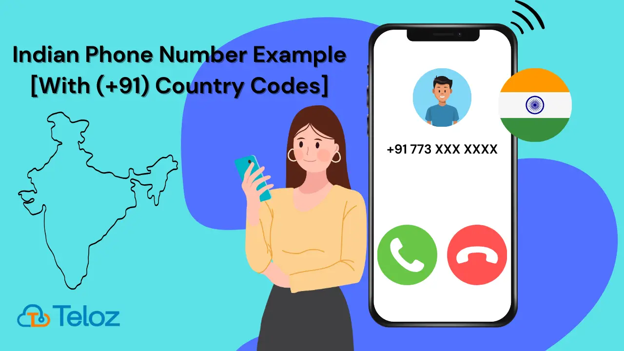 Indian Phone Number Example [With (+91) Country Codes] Teloz