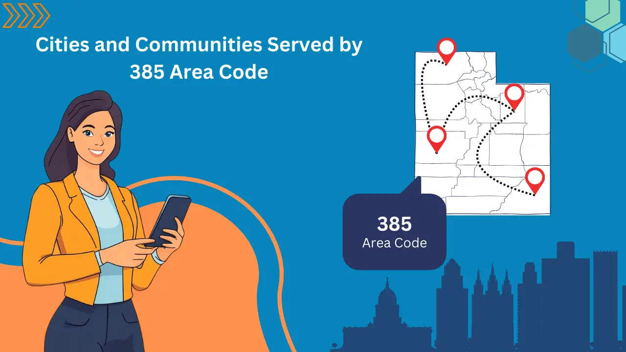 Cities and Communities Served by the 385 Area Code 